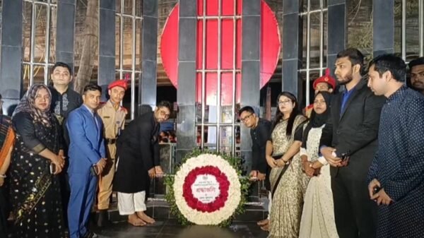 ব্রাহ্মণবাড়িয়ায় ভাষা শহীদদের প্রতি সর্বস্তরের জনগণের শ্রদ্ধা