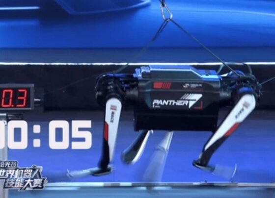 চীনের তৈরি রোবট কুকুর দৌড়াল উসাইন বোল্টের গতিতে!