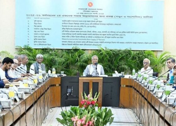 একনেকে ৭ হাজার ৭১২ কোটি টাকার ১১ প্রকল্প অনুমোদন