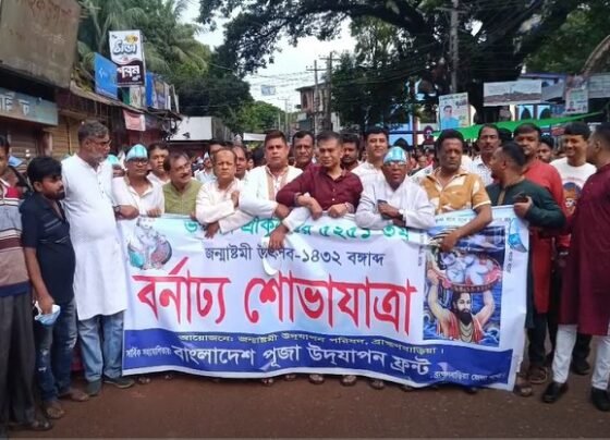 ব্রাহ্মণবাড়িয়ায় আনন্দমুখর পরিবেশে ভগবান শ্রীকৃষ্ণের জন্মাষ্টমী পালিত