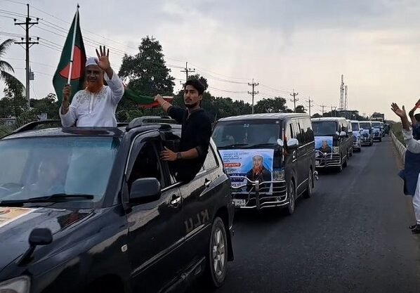 বিএনপি নেতা নূরে আলম ছিদ্দিকীর নির্বাচনী গণসংযোগ ও পথসভা