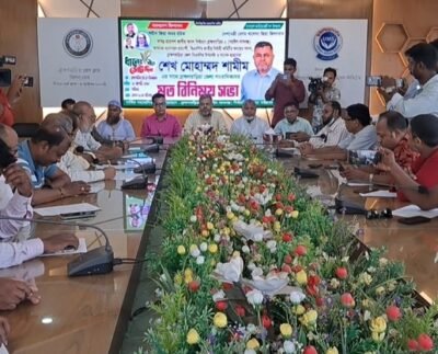 ব্রাহ্মণবাড়িয়া প্রেস ক্লাবে শেখ মোহাম্মদ শামীমের মতবিনিময় সভা