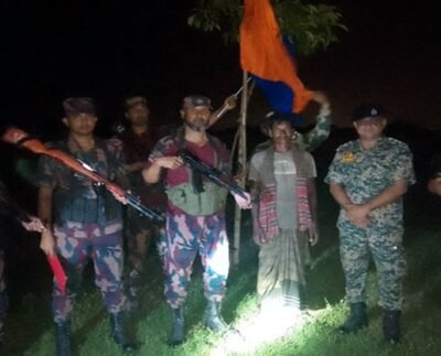 মেহেরপুর সীমান্তে আটক বাংলাদেশীকে ফেরত দিল বিএসএফ