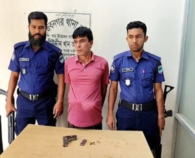 মুজিবনগরে যৌথ বাহিনীর অভিযানে অস্ত্র-গুলিসহ আটক-১