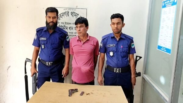 মুজিবনগরে যৌথ বাহিনীর অভিযানে অস্ত্র-গুলিসহ আটক-১