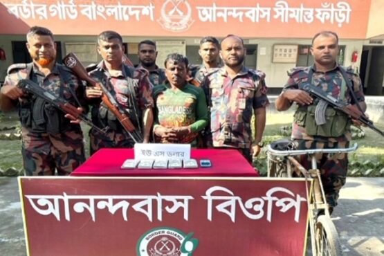 মুজিবনগর সীমান্তে ভারতে পাচারকালে ইউএস ডলারসহ পাচারকারী আটক