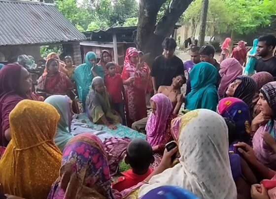 গাংনীতে ছাদ থেকে পড়ে গৃহবধূর মৃত্যু