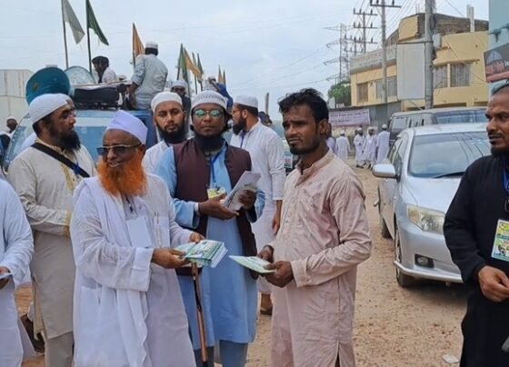ব্রাহ্মণবাড়িয়া-২ আসনে ইসলামী ঐক্যজোট প্রার্থী মুফতি বোরহান উদ্দিনের শোডাউন ও পথসভা