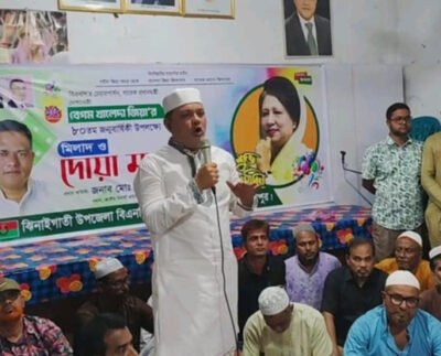 খালেদা জিয়া দেশের মানুষের কাছে গণতন্ত্রের প্রতীক: মাহমুদুল হক রুবেল