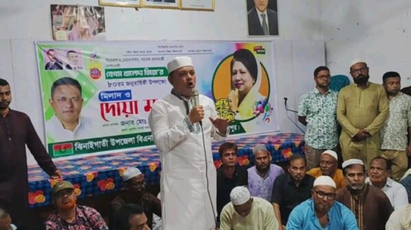 খালেদা জিয়া দেশের মানুষের কাছে গণতন্ত্রের প্রতীক: মাহমুদুল হক রুবেল