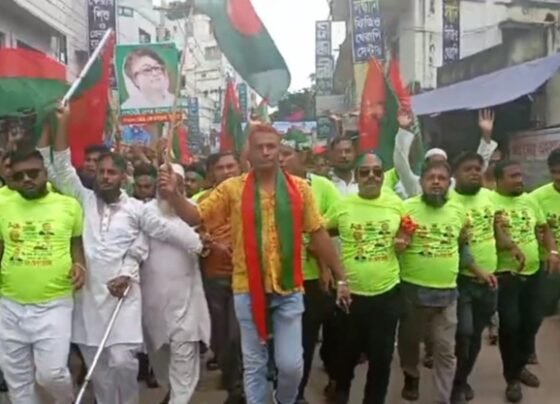 বিএনপির সদস্য নবায়ন ও সংগ্রহ কর্মসূচিতে নাছির আহমেদের ব্যাপক শোডাউন