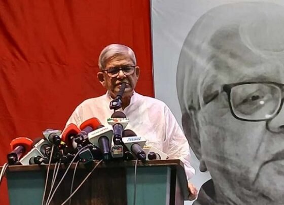 বিপ্লবী সংগঠন না থাকলে বিপ্লব হয় না: মির্জা ফখরুল