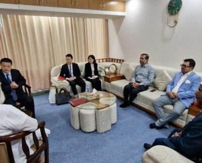 জামায়াত আমিরের কার্যালয়ে চীনের রাষ্ট্রদূত