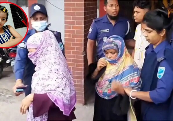 শরীয়তপুরে আলোচিত তাইয়েবা হত্যার ঘটনায় চাচিসহ গ্রেপ্তার ৩