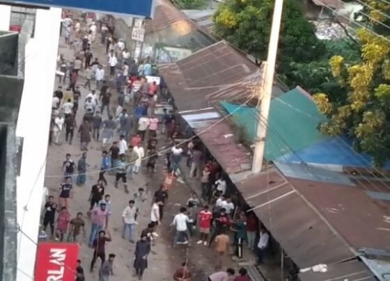 ব্রাহ্মণবাড়িয়ার সরাইলে দুই পক্ষের সংঘর্ষে অন্তত ৩০ জন আহত