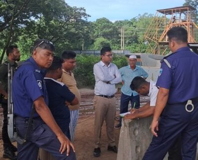 মেঘনা নদীতে অবৈধ বালি উত্তোলনে দু’জনের কারাদণ্ড, ৫ ড্রেজার-বাল্কহেড জব্দ