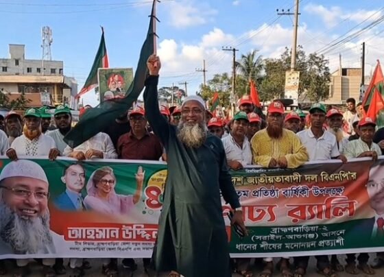 সরাইলে বিএনপির ৪৭তম প্রতিষ্ঠাবার্ষিকীতে বর্ণাঢ্য র‌্যালি