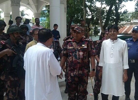 সীমান্তবর্তী ৩৮পূজা মন্ডপে বিজিবির কঠোর নজরদারী, ব্রাহ্মণবাড়িয়ায় উদযাপিত হচ্ছে অষ্টমী পূজা