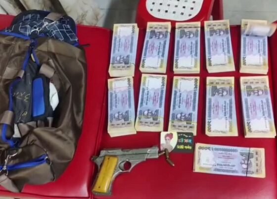 ব্রাহ্মণবাড়িয়ায় বিপুল পরিমাণ জাল টাকা সহ অস্ত্র ও গুলি উদ্ধার, তিন নারী আটক