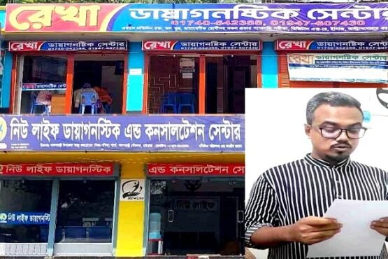 পলাশবাড়ীতে ক্লিনিক মালিকের সংবাদ সম্মেলন