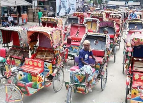 ঢাকা ও গ্ৰামে দাপিয়ে বেড়াচ্ছে ব্যাটারি চালিত অটো রিকশা