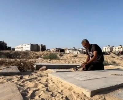 গাজায় এখন কবরস্থানই বেঁচে থাকা মানুষের শেষ আশ্রয়