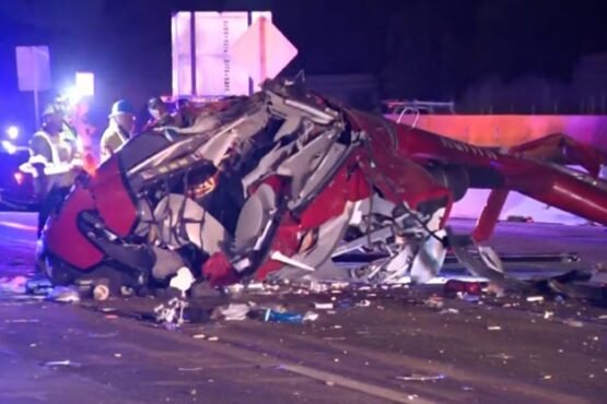 ক্যালিফোর্নিয়ায় মেডিক্যাল হেলিকপ্টার বিধ্বস্ত