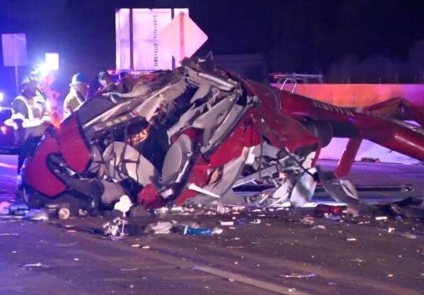 ক্যালিফোর্নিয়ায় মেডিক্যাল হেলিকপ্টার বিধ্বস্ত