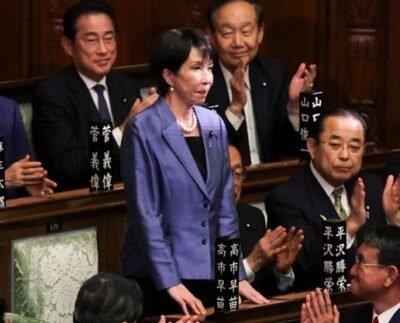 জাপানের প্রথম নারী প্রধানমন্ত্রী হলেন সানায়ে তাকাইচি