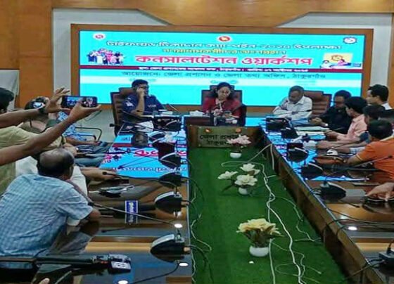 ঠাকুরগাঁওয়ে গণমাধ্যম কর্মীদের অংশগ্রহণে কনসালটেশন ওয়ার্কশপ