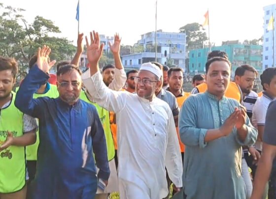 ব্রাহ্মণবাড়িয়ায় ডাবল মোটরসাইকেল ফুটবল টুর্নামেন্টের উদ্বোধন