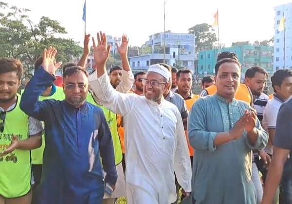 ব্রাহ্মণবাড়িয়ায় ডাবল মোটরসাইকেল ফুটবল টুর্নামেন্টের উদ্বোধন