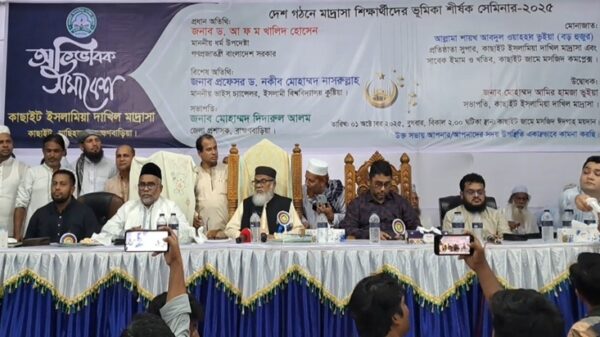 ভারতে বাংলাদেশের প্রধান উপদেষ্টাকে অসুর রূপে উপস্থাপন করা অসম্মানজনক ও নিন্দনীয়-ব্রাহ্মণবাড়িয়ায় ধর্ম উপদেষ্টা
