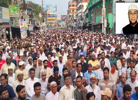 মেহেরপুরে হাজারো মানুষের অংশগ্রহণে গোলাম রসুলের জানাজা অনুষ্ঠিত