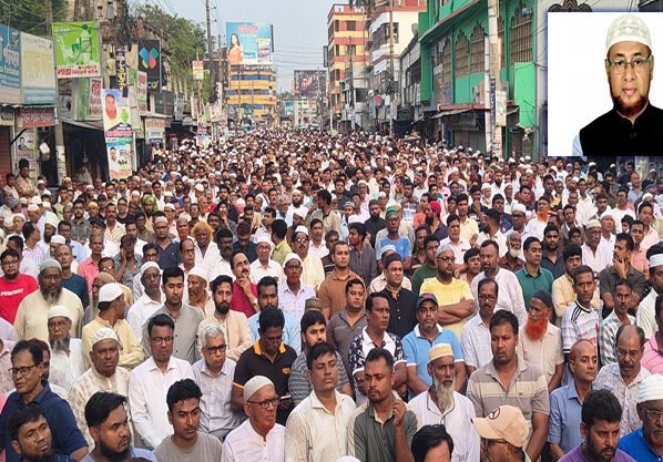 মেহেরপুরে হাজারো মানুষের অংশগ্রহণে গোলাম রসুলের জানাজা অনুষ্ঠিত
