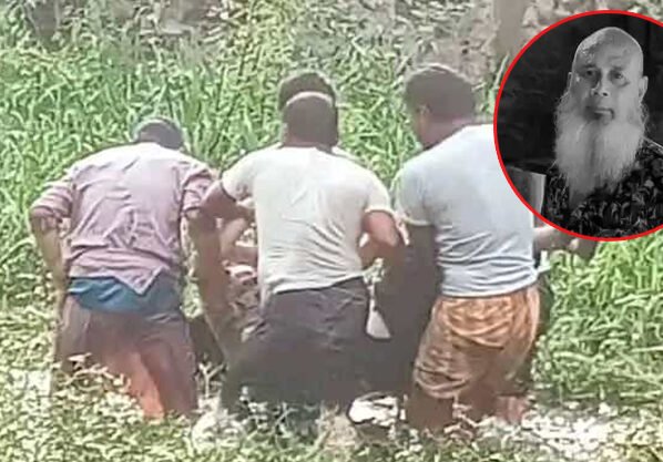 শেরপুরে নিখোঁজের দুদিন পর ডোবা থেকে ব্যবসায়ীর লাশ উদ্ধার