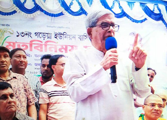 বিএনপি নির্বাচিত হলে এক কোটি মানুষের কর্মসংস্থানের ব্যবস্থা করা হবে- মির্জা ফকরুল