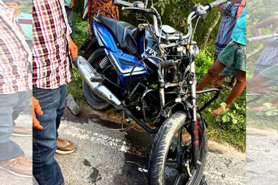 পলাশবাড়ীতে সড়ক দুর্ঘটনায় মোটরসাইকেল চালক নিহত