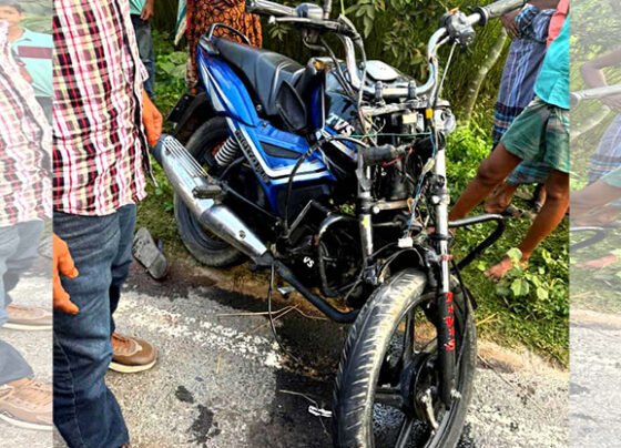 পলাশবাড়ীতে সড়ক দুর্ঘটনায় মোটরসাইকেল চালক নিহত