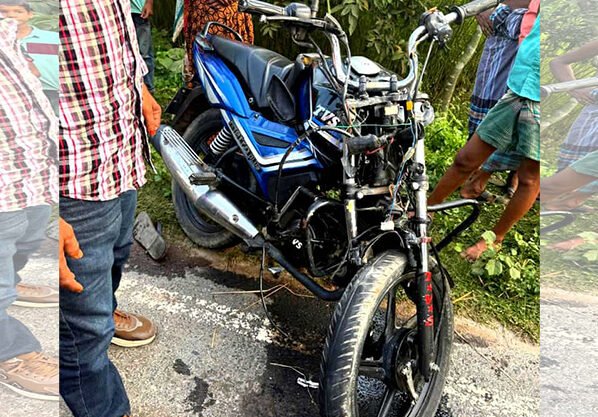 পলাশবাড়ীতে সড়ক দুর্ঘটনায় মোটরসাইকেল চালক নিহত