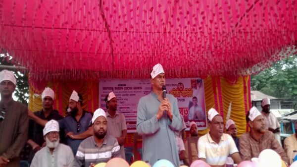 দেবীগঞ্জে যুবদলের প্রতিষ্ঠা বার্ষিকী উপলক্ষে গণজমায়েত ও র‌্যালী