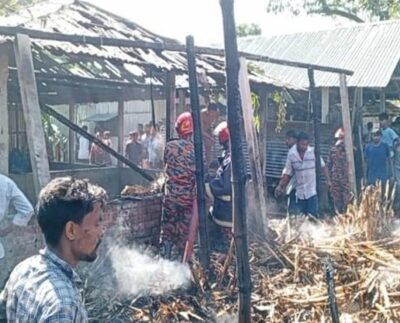 গড়েয়ায় আগ্নিকান্ডে পুড়ে ছাই তিন গরু, নিঃস্ব ভ্যানচালক