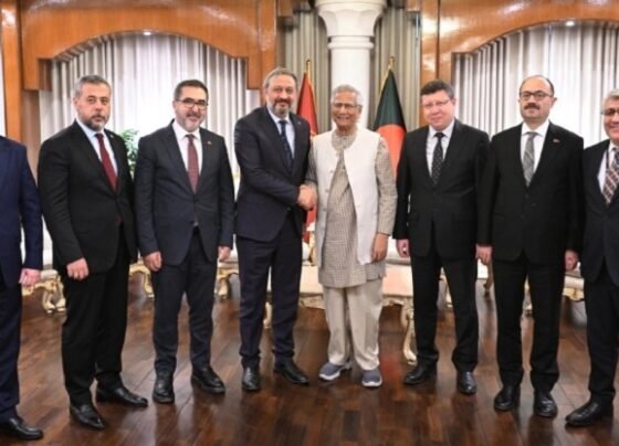 তুর্কি সংসদীয় প্রতিনিধিদলের সঙ্গে প্রধান উপদেষ্টার বৈঠক