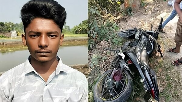 গাংনীতে মোটরসাইকেলের নিয়ন্ত্রণ হারিয়ে গাছে ধাক্কা-কিশোর নিহত