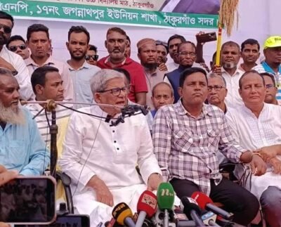 দেশে চলমান সব সংকট তৈরি করা নাটক, মানুষ ভোট দিতে চায়: মির্জা ফখরুল