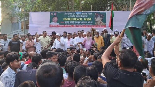 ঐতিহাসিক ৭ নভেম্বর জাতীয় বিপ্লব ও সংহতি দিবসে নবীনগরে আলোচনা সভা