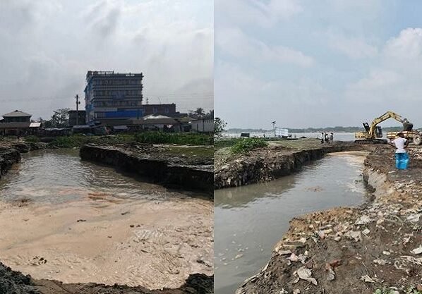 গলাচিপা পৌরশহরে রতনদী খাল খনন-স্বপ্নের জলধারা ফিরিয়ে আনতে জোরদার কাজ চলছে