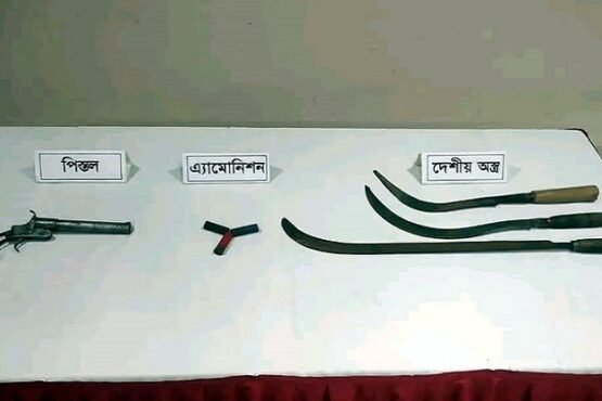 গাংনীতে সেনাবাহিনীর অভিযানে অস্ত্র ও গুলি উদ্ধার