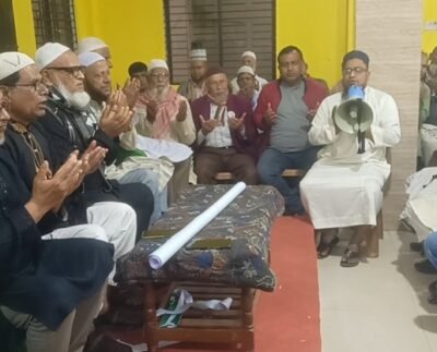 ব্রাহ্মণবাড়িয়ায় বেগম খালেদা জিয়ার রোগমুক্তি কামনায় সাদকায়ে হিসেবে ১৮টি খাসি বিতরণ