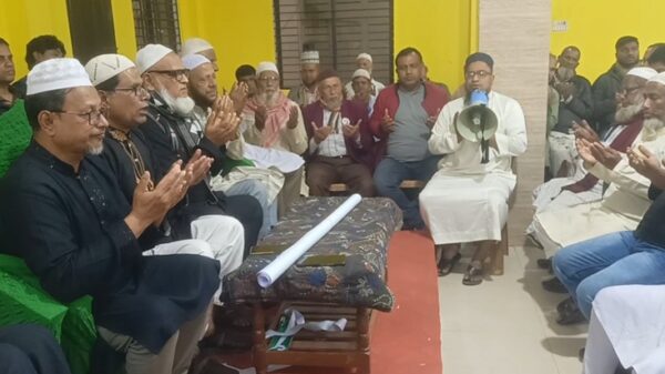 ব্রাহ্মণবাড়িয়ায় বেগম খালেদা জিয়ার রোগমুক্তি কামনায় সাদকায়ে হিসেবে ১৮টি খাসি বিতরণ